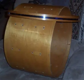Slingerland Bass Drum Shell Questions