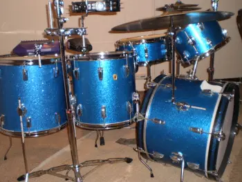 Blue Sparkle Ludwig Snare ID