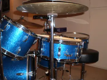 Blue Sparkle Ludwig Snare ID