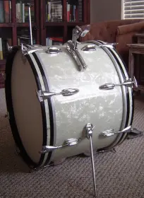 Restoration complete: '59-60 Slingerland Bass drum