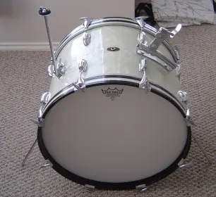 Restoration complete: '59-60 Slingerland Bass drum