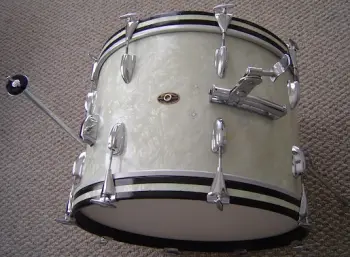 Restoration complete: '59-60 Slingerland Bass drum