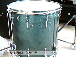 1963 Premier 54 outfit Aquamarine sparkle Drum show in Chi Town, To go or not to go