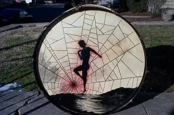 Looking for 1920s examples, painted Bass Drum Heads