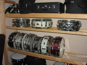 Storing drums...