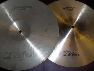 Older vs. newer Zildjian New Beat hats