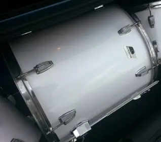 White 80's Ludwig Rocker w/Classic Lugs