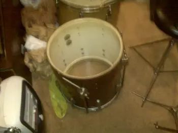 Ludwig 1966 Classic Downbeat Burgundy set +++