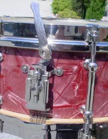 1929 SLINGERLAND 5x14 ROSE PEARL TONE FLANGE ARTIST MODEL