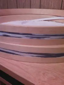 It's time to paint/lacquer the hoops.
