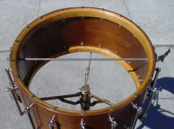 1932-34 Slingerland 8x14 (18 lug) walnut DuAll Model