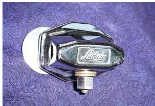 Ludwig cymbal arm mount for bass drum and baseball bat muffler