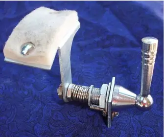 Ludwig cymbal arm mount for bass drum and baseball bat muffler