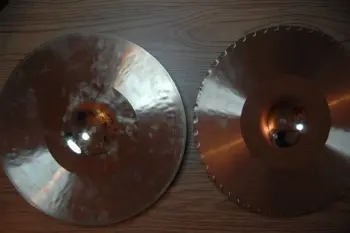 Zildjian K Hybrid Custom Hi Hats for ride