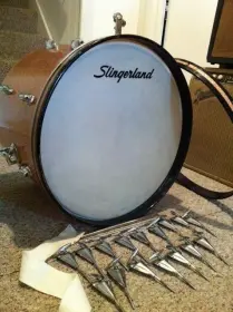 60's Slingerland BD 20x14 Champagne sparkle.  Super nice!!