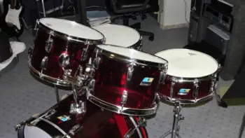 1975 Ludwig Vistalite Red 5-pc Drum Set *For Sale*