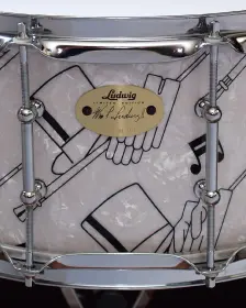 90th anniversary Ludwig Top Hat drum set