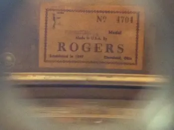 Early Cleveland Rogers Powertone B+B Lugs
