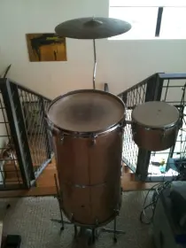 50's Gretch drum set and coctail kit too
