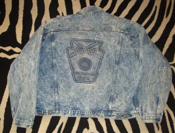 Ludwig Vintage Denim Jacket In Great Condition, Hard To Find!!!!