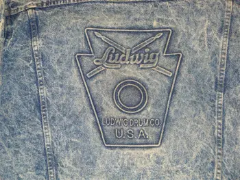Ludwig Vintage Denim Jacket In Great Condition, Hard To Find!!!!