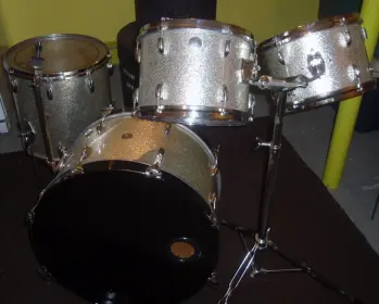 1964 Gretsch Silver Sparkle RB Kit For Sale