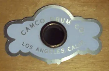 LA Camco single headed bass drum