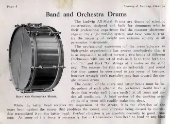 1912 Ludwig Band and Orchestra - eBay find