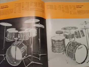 Premier 1973 Drum catalog