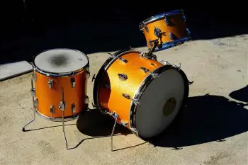 1964 Ludwig Downbeat Sparkling Gold Pearl