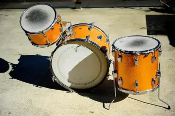 1964 Ludwig Downbeat Sparkling Gold Pearl