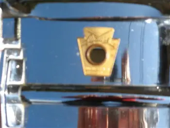 Ludwig Supraphonic snare, keystone badge