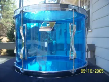 Blue Ludwig Vistalite tom 10x14