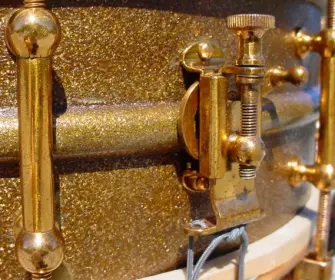 1926-27 Ludwig &amp; Ludwig 5x14 Ludwigold/brass Standard Model