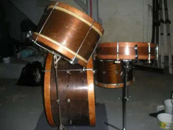 Levon Helm inspired wooden kit