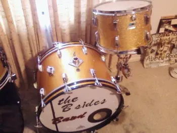 Ludwig Gold Sparkle Drums