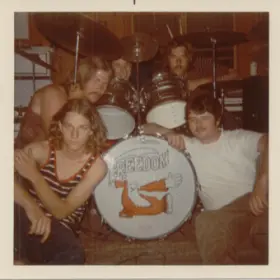 Pictures Of Vintage Drummers and Their Drums From The Way Back Machine