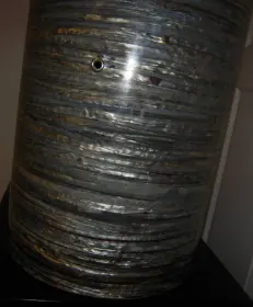 Rogers blue strata canister throne
