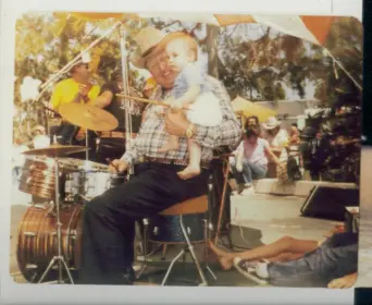 Pictures Of Vintage Drummers and Their Drums From The Way Back Machine