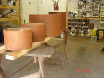 Newbie wraps a drum