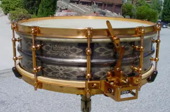 [B]1925-26 5x15 LUDWIG &amp; LUDWIG 12 pt. FLORAL DeLUXE SUPER-LUDWIG[/B]