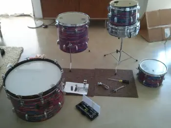 Psychadelic Red Ludwig kit