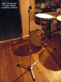 60's Premier Flush Base Cymbal Stand