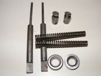 Speed King Parts before Cleaning