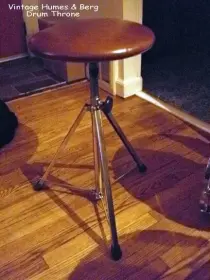 RARE - 1970's Humes &amp; Berg Drummers Throne