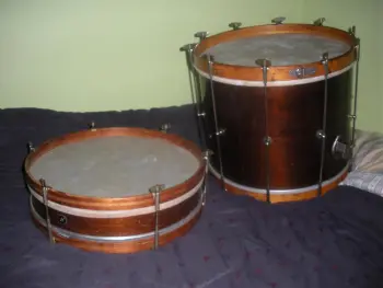 Levon Helm inspired wooden kit