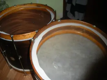 Levon Helm inspired wooden kit