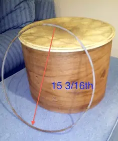 Need a larger than normal 15 inch snare side head