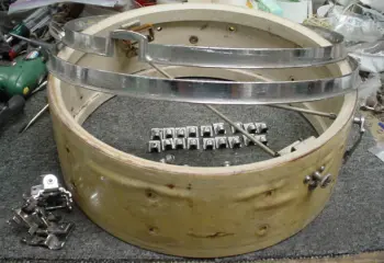 1929-30 LUDWIG &amp; LUDWIG 5x14 WMP/CHROME SUPER-SENSITIVE MODEL