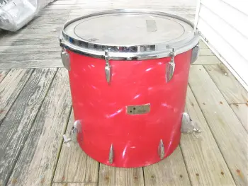 Sonor Satin Fl tom PAINTED RED!!